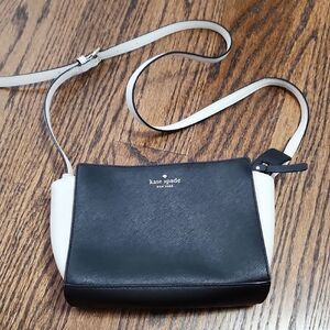 Kate Spade Black and White Crossbody Bag